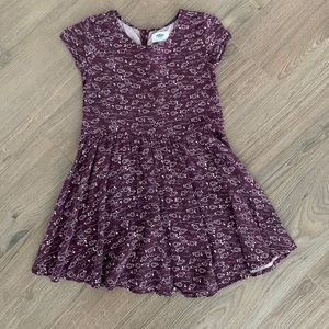 Old Navy purple flower dress